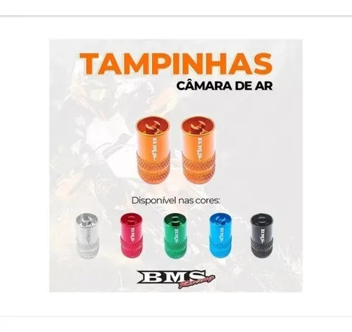 Câmaras Lucioli 90/90-21 7mm 2 Travas Fixas + Tampinha Bms