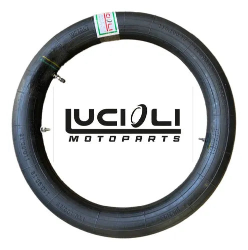 Câmara De Ar Lucioli 110/100-18, 8mm 2travas Fixas (fabrica)